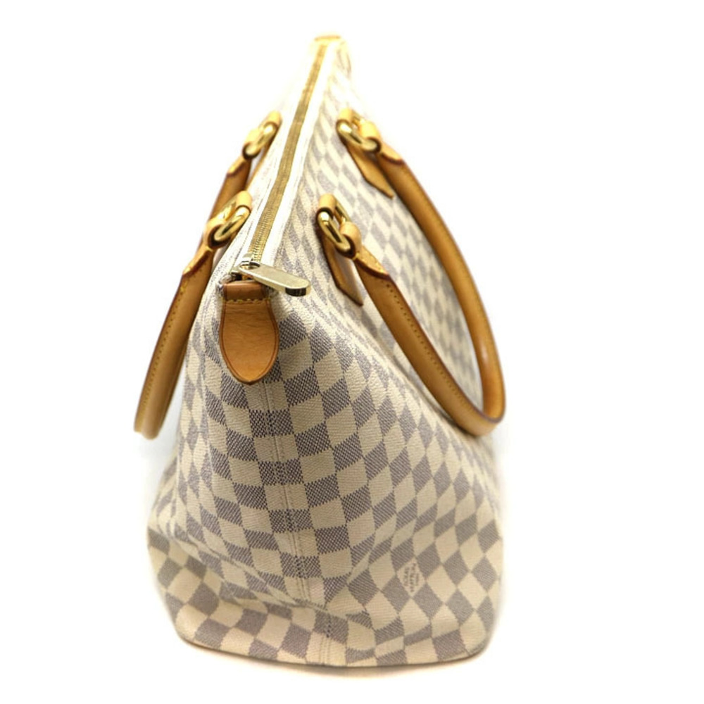 Louis Vuitton LV Canvas White Damier Saleya Tote Bag Azur - Picture 4 of 6